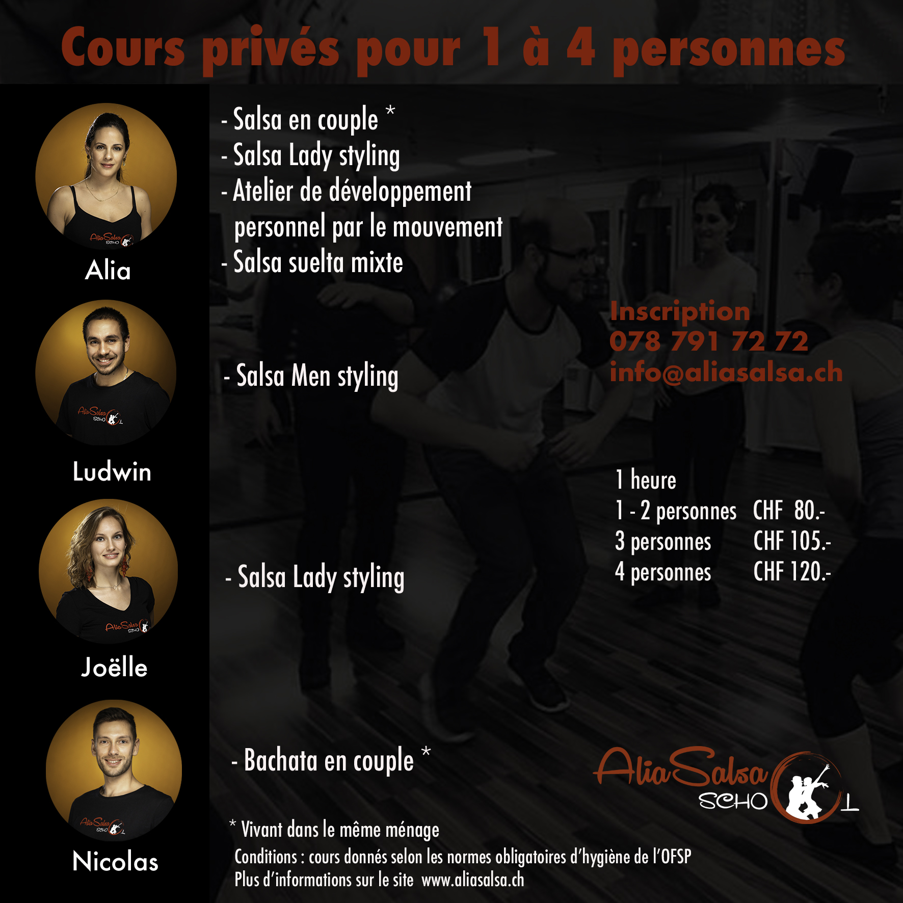 ecole danse latine lausanne