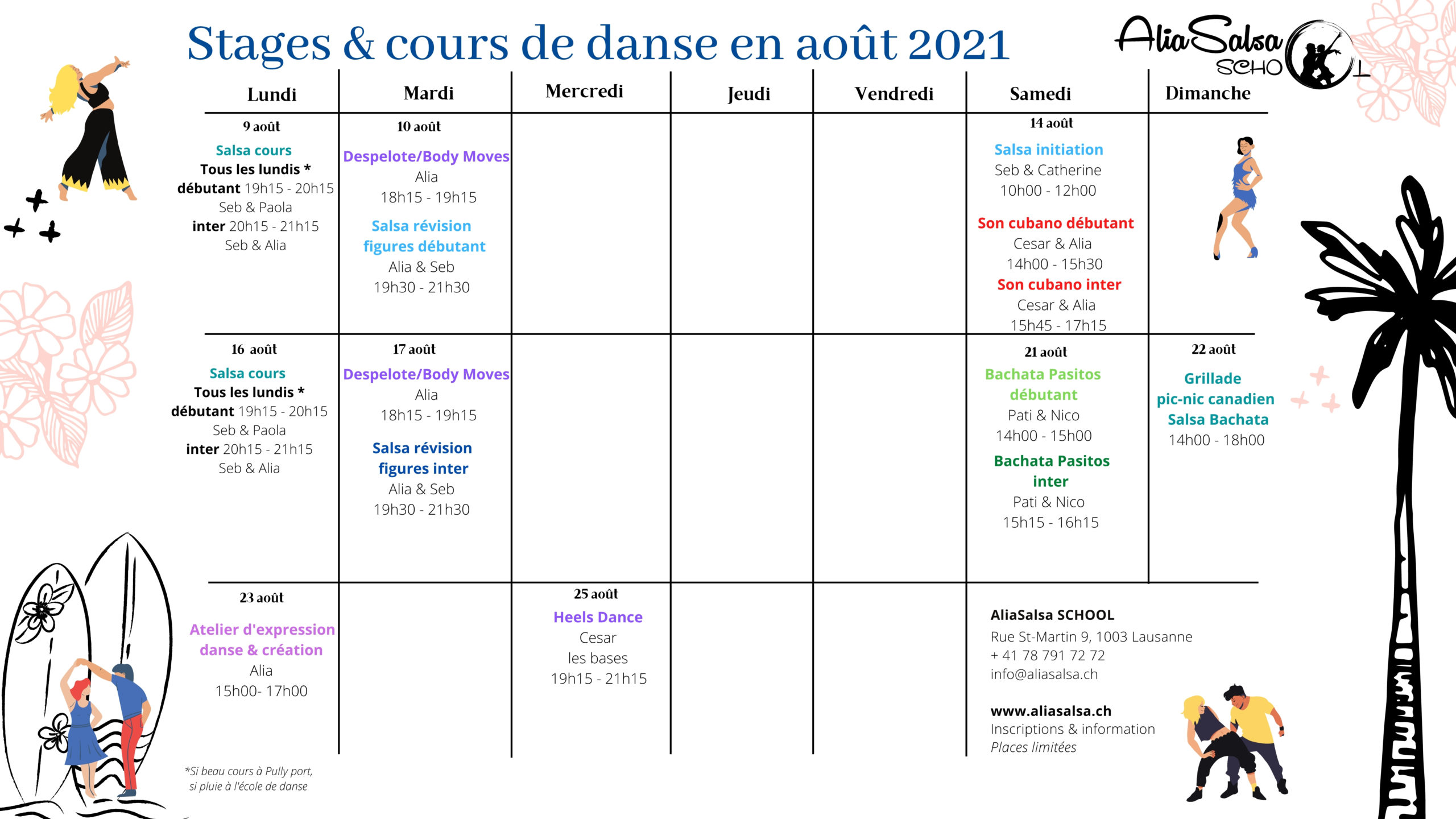 ecole danse latine lausanne