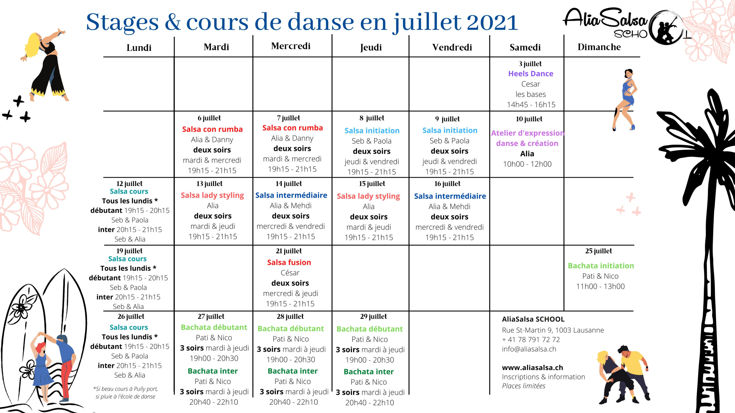 ecole danse latine lausanne